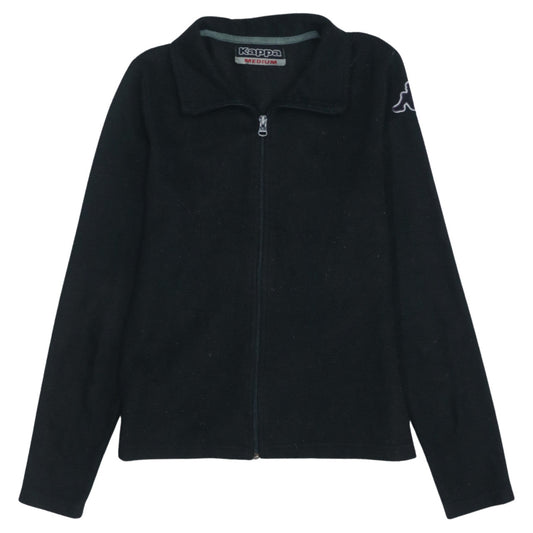 Kappa Men's Black Fleece Full Zip Jacket Size M