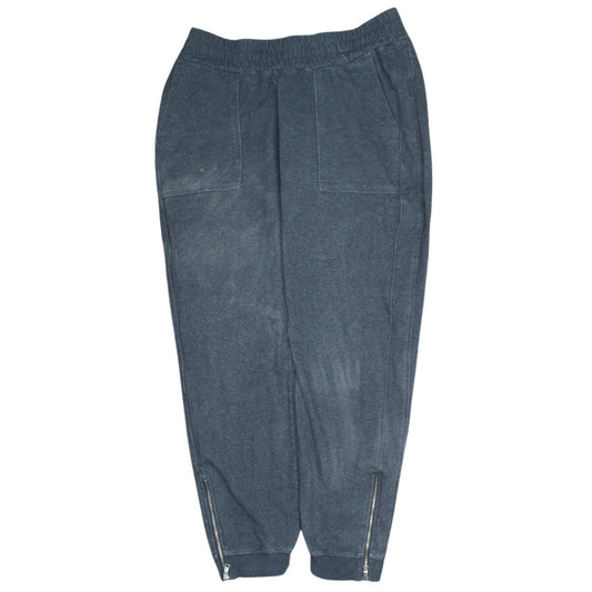 Gap Maternity Blue Jersey Jogger Trousers Womens Size S Elastic Waist