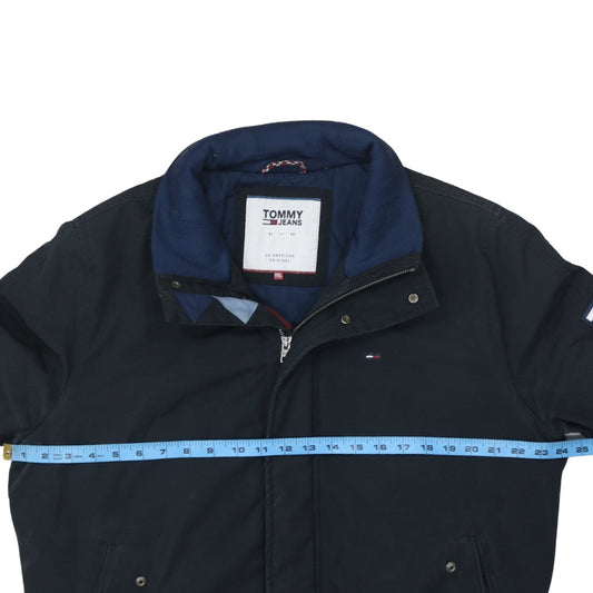 Tommy Jeans Men's Black 2XL Basic Windproof Jacket