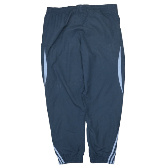 Adidas Men's Blue Track Pants Size L Jogger Elastic Waist Lightweight Sportswear