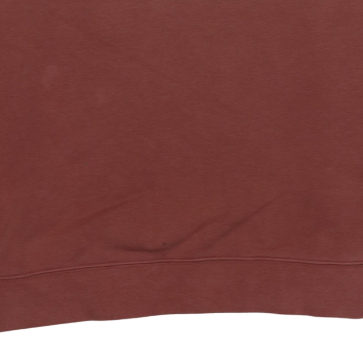 Additional view of Nike girls’ brown fleece pullover sweatshirt 10 years crew neck logo