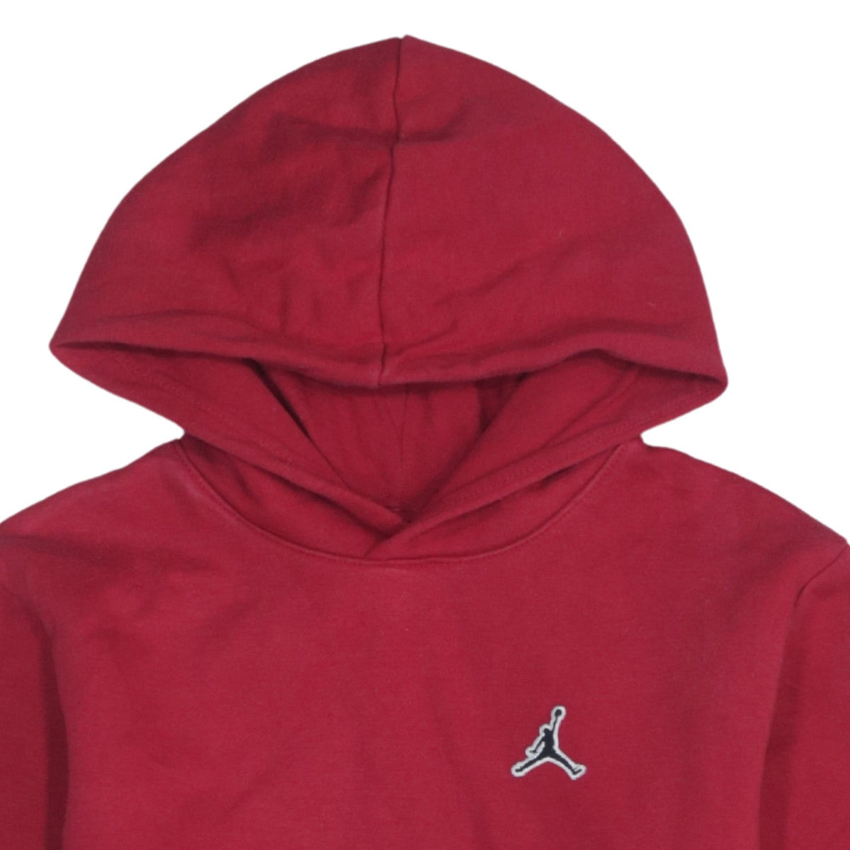 Additional view of Jordan boys’ red pullover hoodie 13-14 years fleece cotton sweatshirt