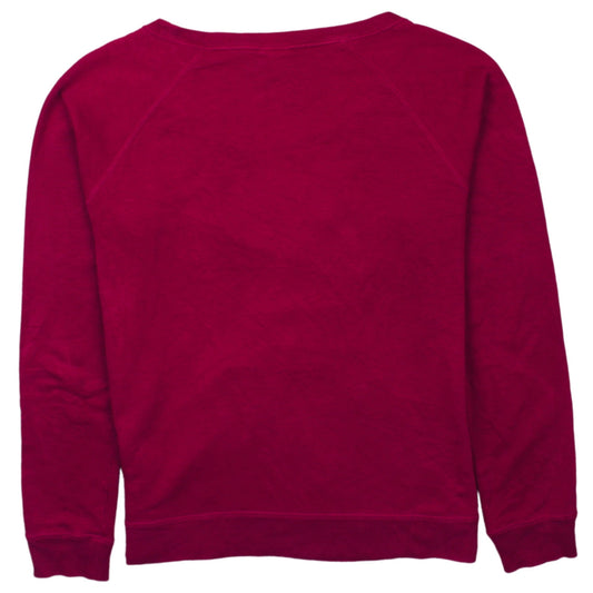 Nike Women’s Pink Long Sleeve Pullover Sweatshirt Size L