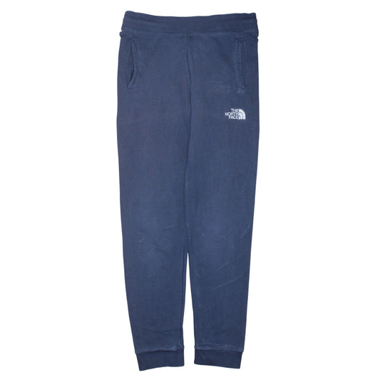 The North Face Boys Blue Cotton Jogger Trousers 14-16 Years Elastic Waist