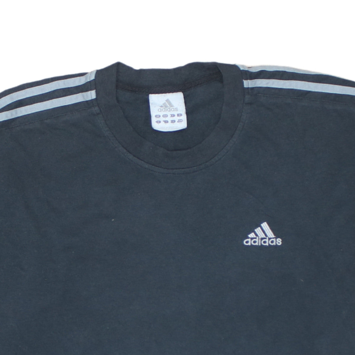 Additional view of Adidas Men's Black Short Sleeve Crew Neck Sports T-Shirt, size L