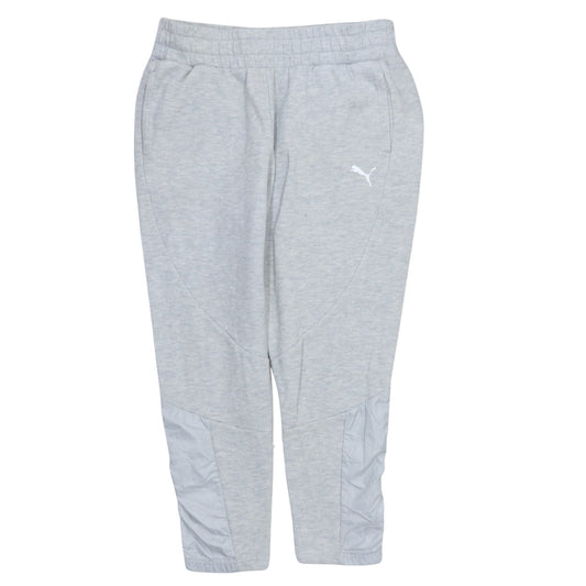 Puma Women Grey Jogger Trousers Size 12 Elastic Waist