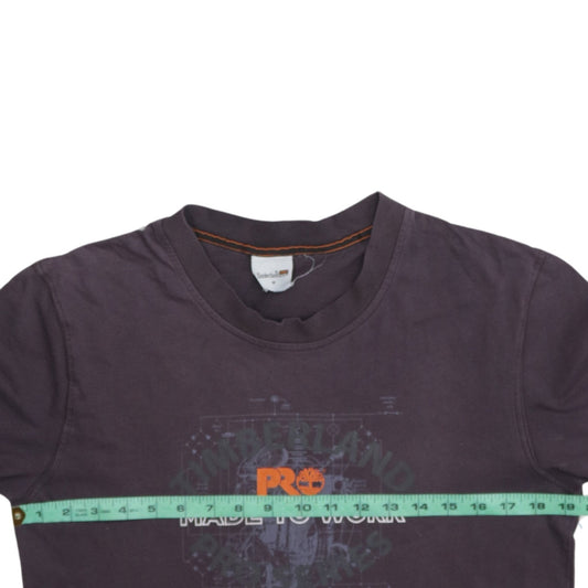 Timberland PRO Men's Black Graphic Crew Neck Cotton T-Shirt M