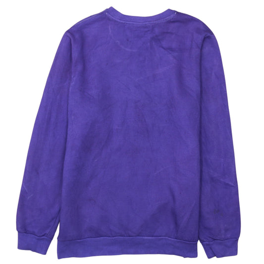 Adidas Boys Purple Crew Neck Sweatshirt XL 15-16 Years Pullover Logo Style