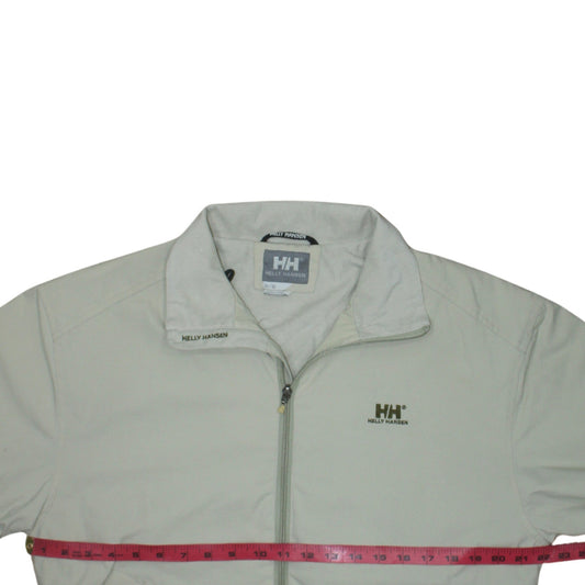 Helly Hansen Men's Beige Nylon Lightweight Full Zip Jacket M