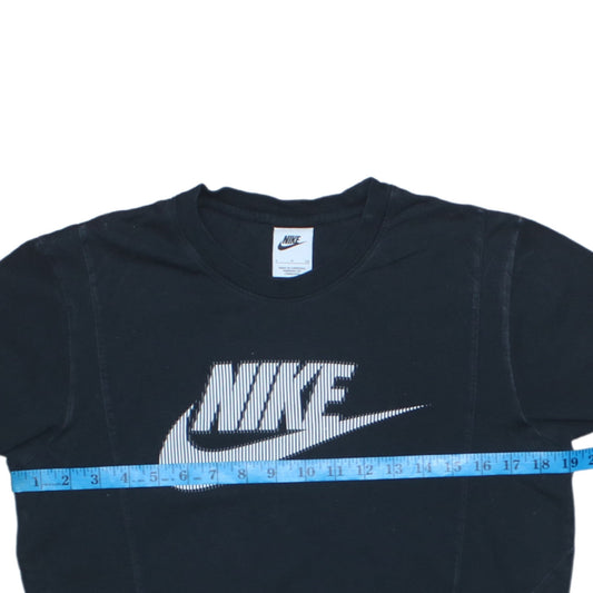 Nike Men’s Black Short Sleeve Sports Logo T-Shirt Size S