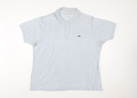 Lacoste Men's Blue Classic Fit Cotton Polo Shirt 2XL