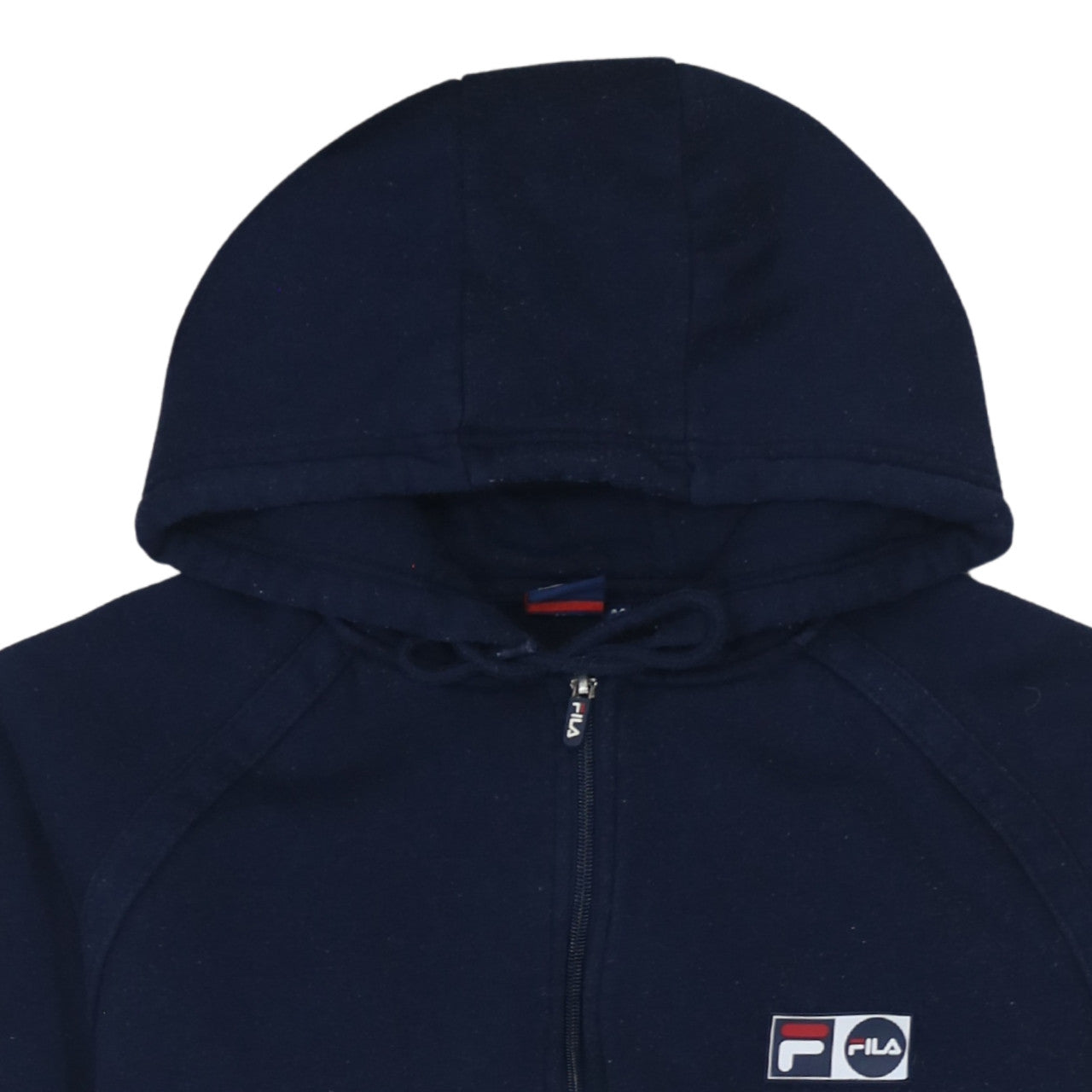 Additional view of Fila Teens Blue Grey Full Zip Hoodie 164cm Regular Fit