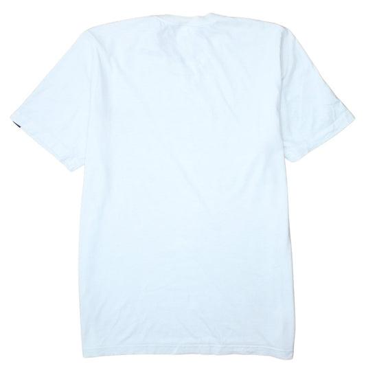 Adidas Men's White Large Graphic Logo Short Sleeve T-Shirt