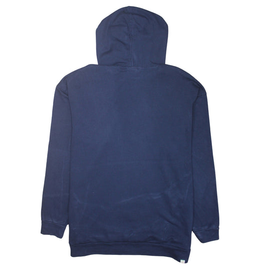 Puma Women's Navy Blue Pullover Hoodie XXL Relaxed Fit Cotton