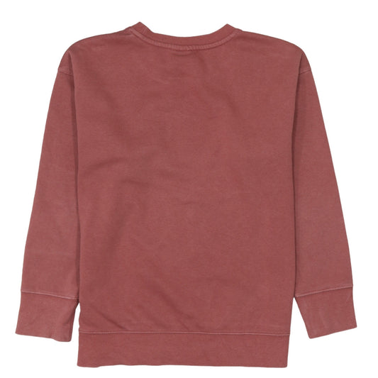 Nike Boys Brown Sweatshirt M 137–146 cm Crew Neck Pullover Logo