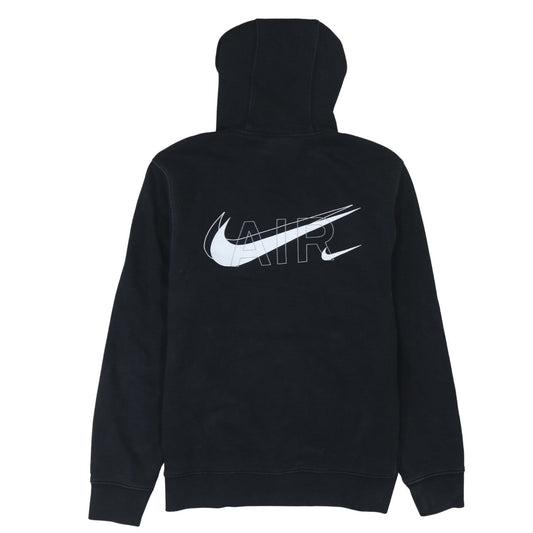 Nike Women’s Black Pullover Hoodie Small Air Logo Cotton Blend