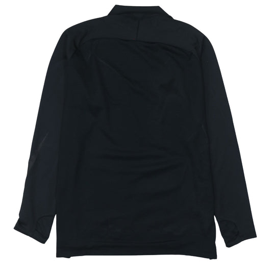Nike Men's Black Dri-Fit Long Sleeve 1/4 Zip Training Top XL