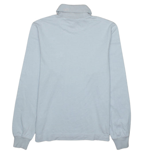 Adidas Men's Grey Roll Neck Long Sleeve T-Shirt Size S