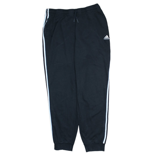 Adidas Women's Black XL Track Pants with Side Stripes