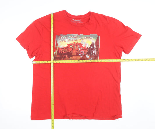 Bethesda Men’s Red Fallout Nuka World Graphic T-Shirt XL