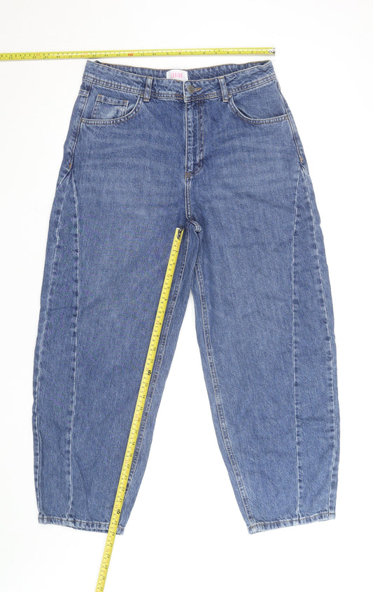 Sonoma Fashion Co Women Blue Size 12 High Rise Mom Jeans