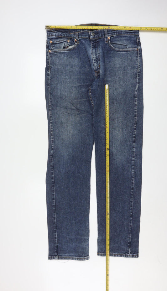 Levi's 505 Men's Blue Regular Straight Denim Jeans W34 L34