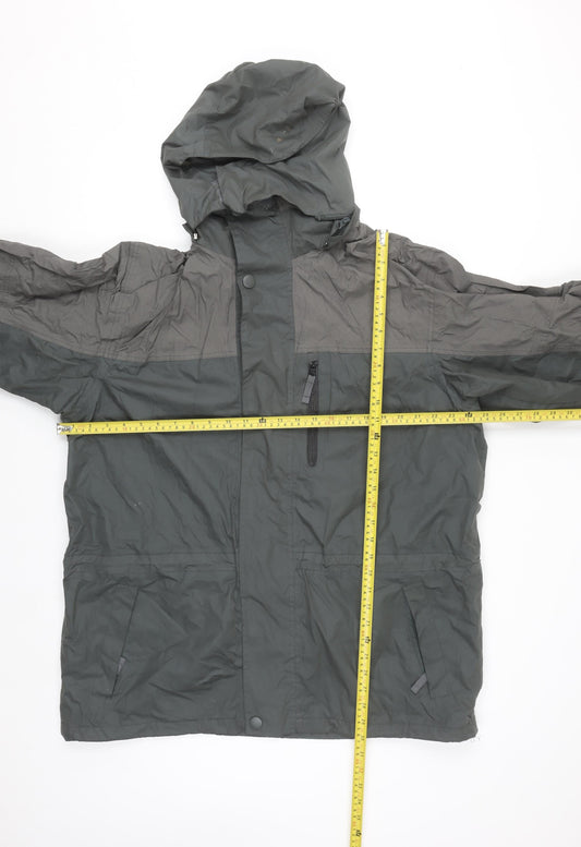 Crane Sports Men's Green XL Waterproof Hooded Rain Jacket