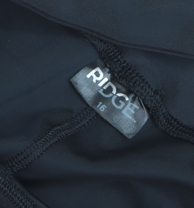 Ridge Womens Black Padded Cycling Leggings Size 16