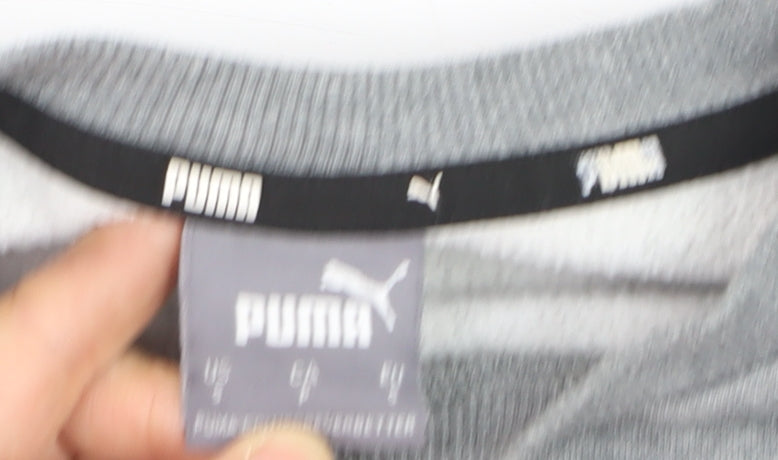 Puma Men's Grey Crew Neck Pullover Sweatshirt Size L