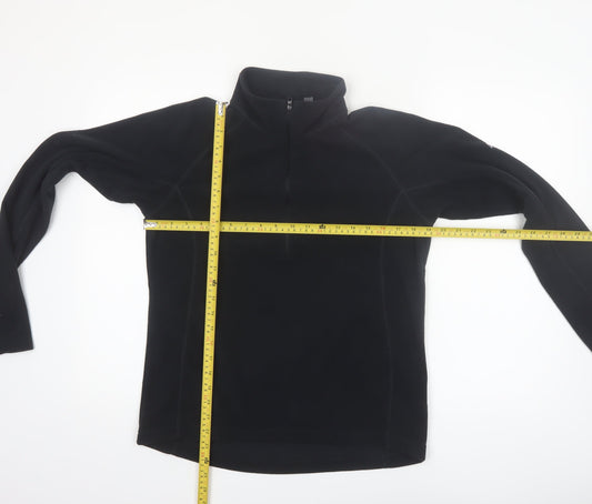 Berghaus Women Black Size 14 1/2 Zip Fleece Pullover Sweatshirt