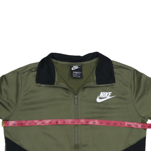 Nike Boys Khaki & Black Track Jacket XL 158-170cm Full Zip Activewear