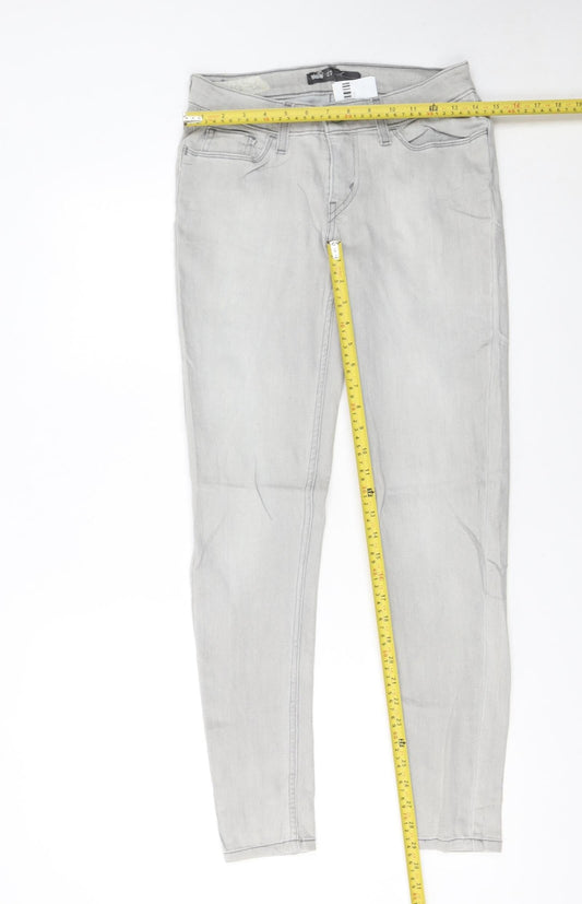 Levi’s Women’s Grey Skinny Jeans W27 L30 Stretch Denim