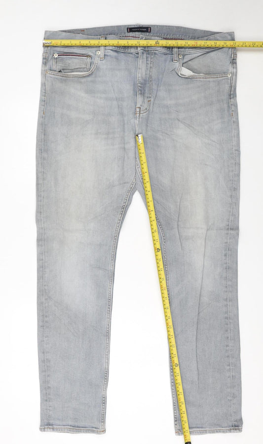 Tommy Hilfiger Men’s Blue Slim Tapered Jeans 38x30 Houston Stretch Denim