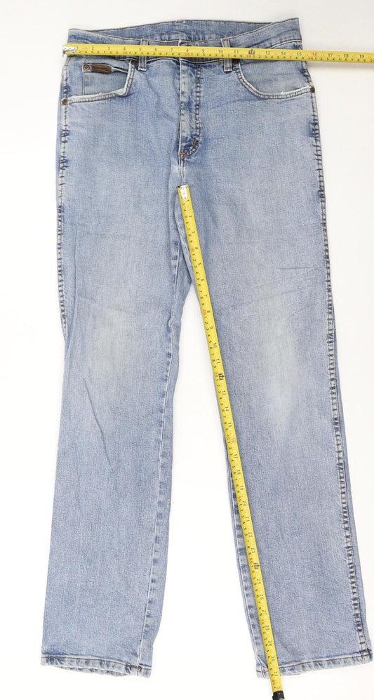 Wrangler Men's Blue Texas Stretch Straight Jeans W32 L32