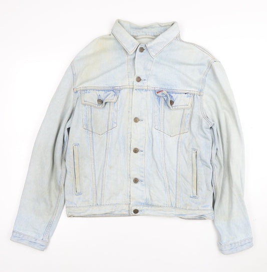 Levi's Men's Blue Denim Classic Button Jacket Size M