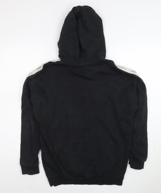 Adidas Women’s Black Hoodie Size 8 Pullover Trefoil Logo