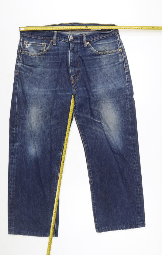 Levi Strauss Men's Blue 751 Straight Leg Jeans W36 L30
