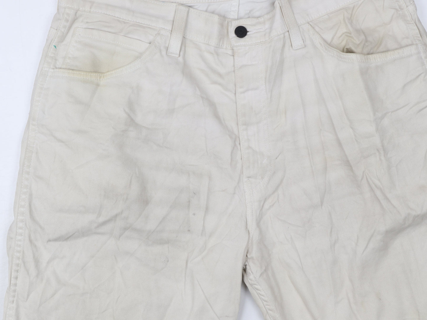 Levi's Men's Beige Chino Shorts W36 Regular Fit Cotton Blend