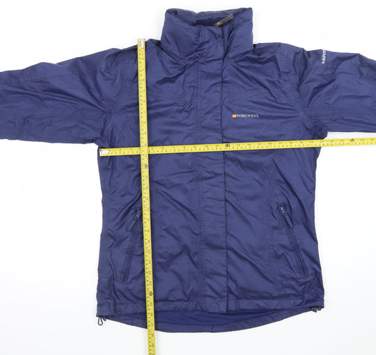 Portwest Men’s Blue Ventron Windproof Water Resistant Jacket L