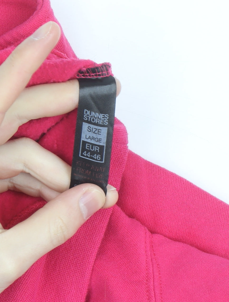 Additional view of Dunnes Women Pink Half Zip Fleece Activewear Jacket, size 16