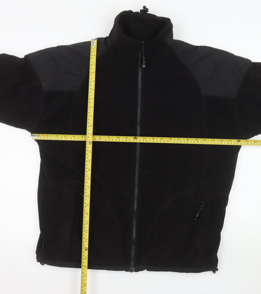 Keela Men's Black M Fleece Softshell Full Zip Outdoor Jacket