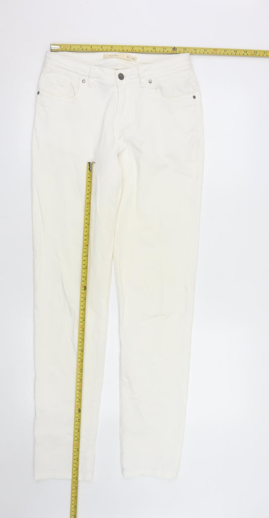 Part Two Women's Ivory Straight Jeans Size 10 Regular Fit