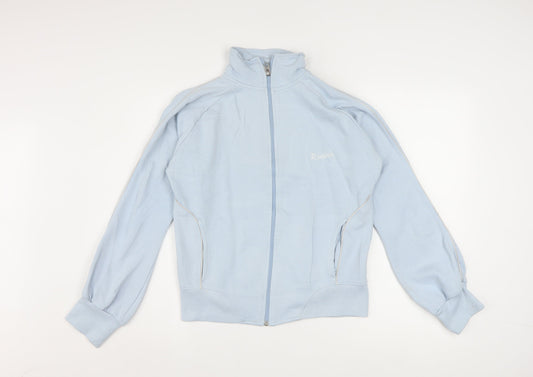 Reebok Women's Blue Size 14 Track Jacket Full Zip Sports Top