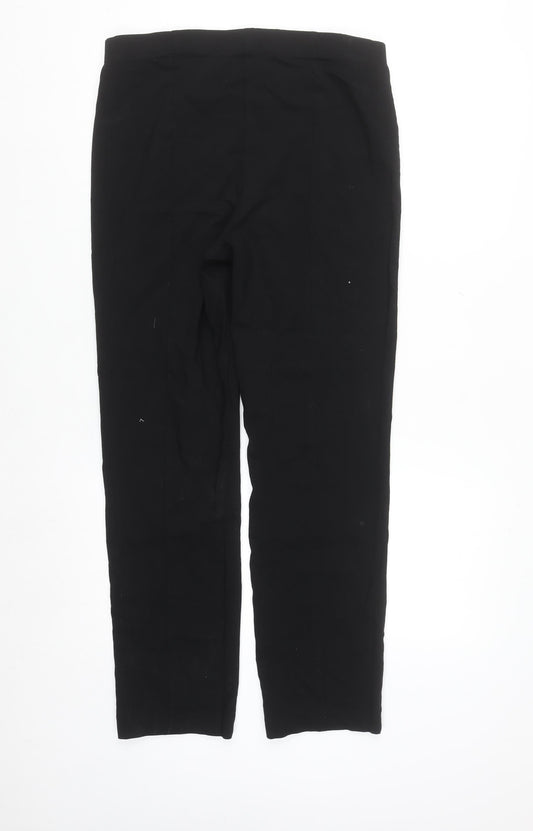 Dunnes Stores Women's Black Stretch Slim Trousers Size 12