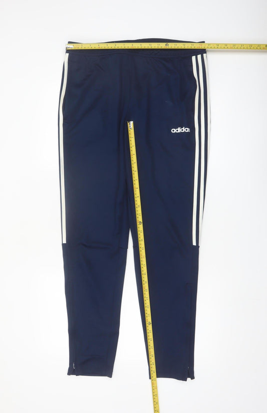 Adidas Men’s Navy Blue AEROREADY Slim Jogger Trousers L