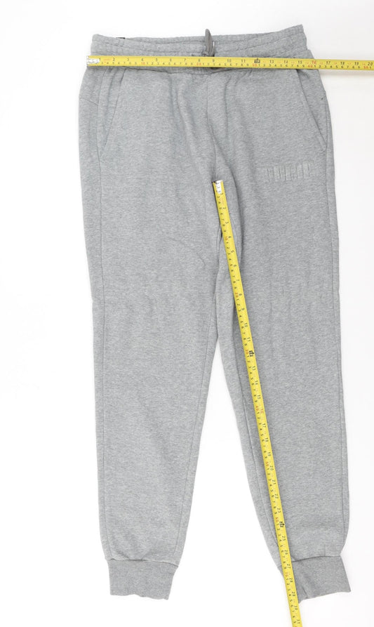 Puma Men’s Grey Jogger Sweatpants Size M Regular Fit