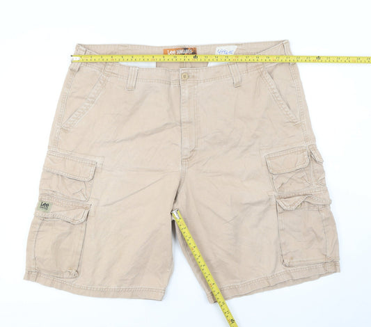 Lee Dungarees Men's Beige Cargo Shorts Size 40 Regular Fit