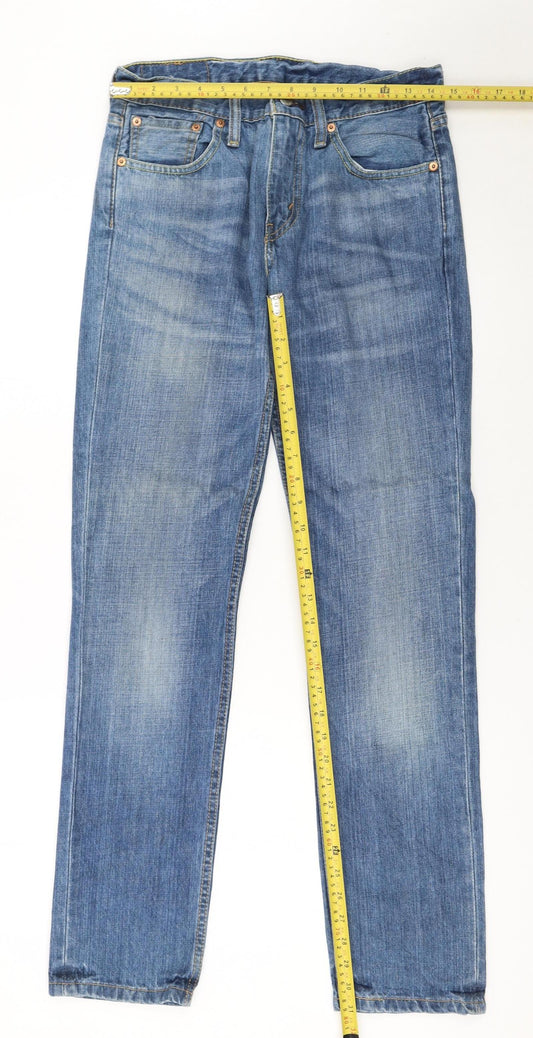 Levi Strauss Men's Blue 511 Slim Fit Straight Jeans W30 L32