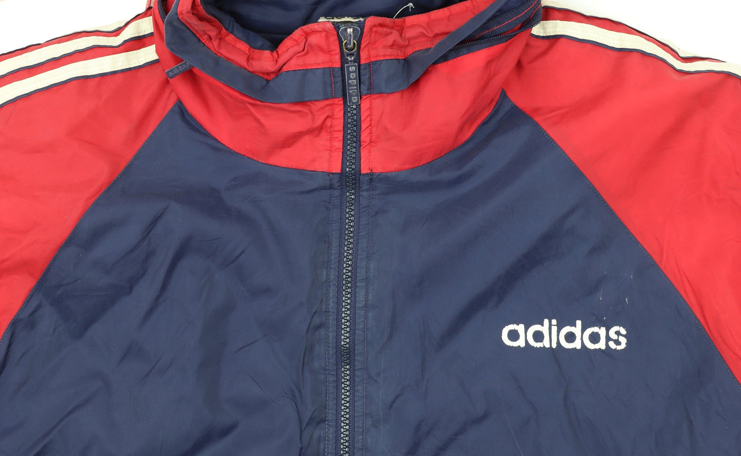 Adidas Men's Blue Red XL Retro 90s Windbreaker Jacket