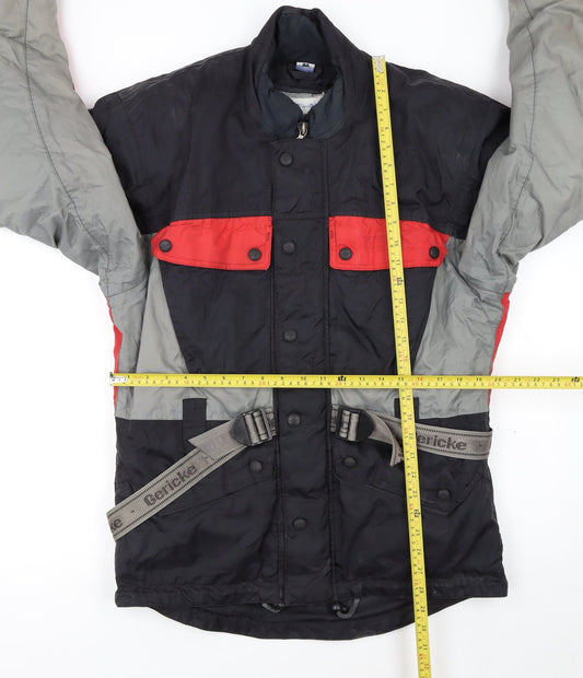 Hein Gericke Men's Black Motorcycle Jacket Waterproof M